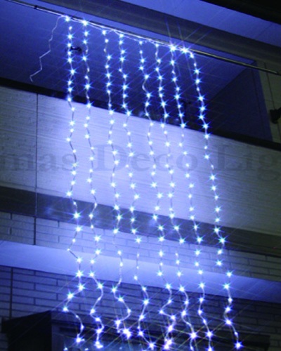 LEDウォーターフォールカーテン | イルミネーション施工・工事・企画の