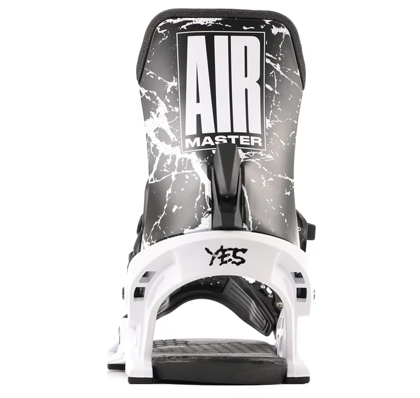 YES Airmaster Snowboard Bindings 2025 - white | Tactics