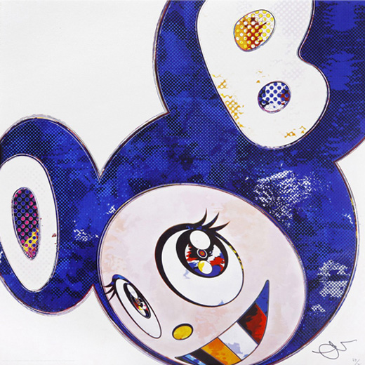 ブルーシグナル 村上隆 村上隆 SKULLS & FLOWERS BLUE SIGNAL Takashi