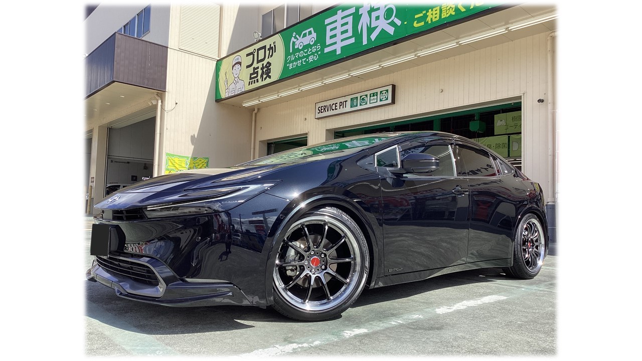 プリウス (60系) 19インチ タイヤホイール交換 | 店舗おススメ情報