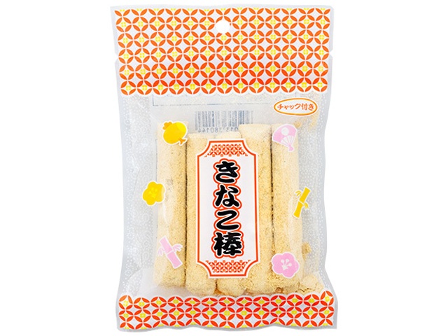 やおきん 5本きなこ棒 チャック付 (4903013380144) の仕入れ・箱買い