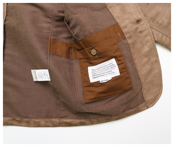 Engineered Garments - Bedford Jacket - Poly Fake Suede エンジニア
