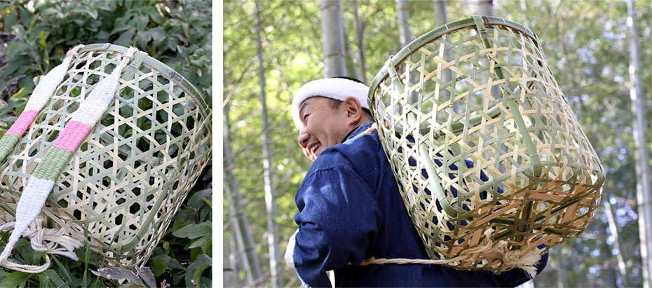 背負いかご（六ツ目） | 虎斑竹専門店 竹虎