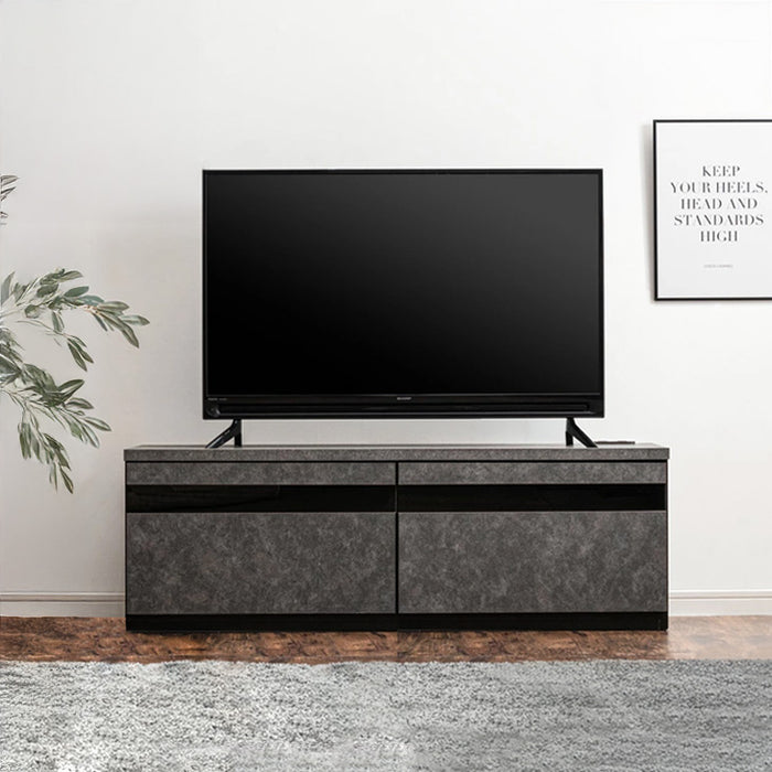 幅120cm］テレビ台 完成品 国産 コンセント付 引出し収納 大川家具