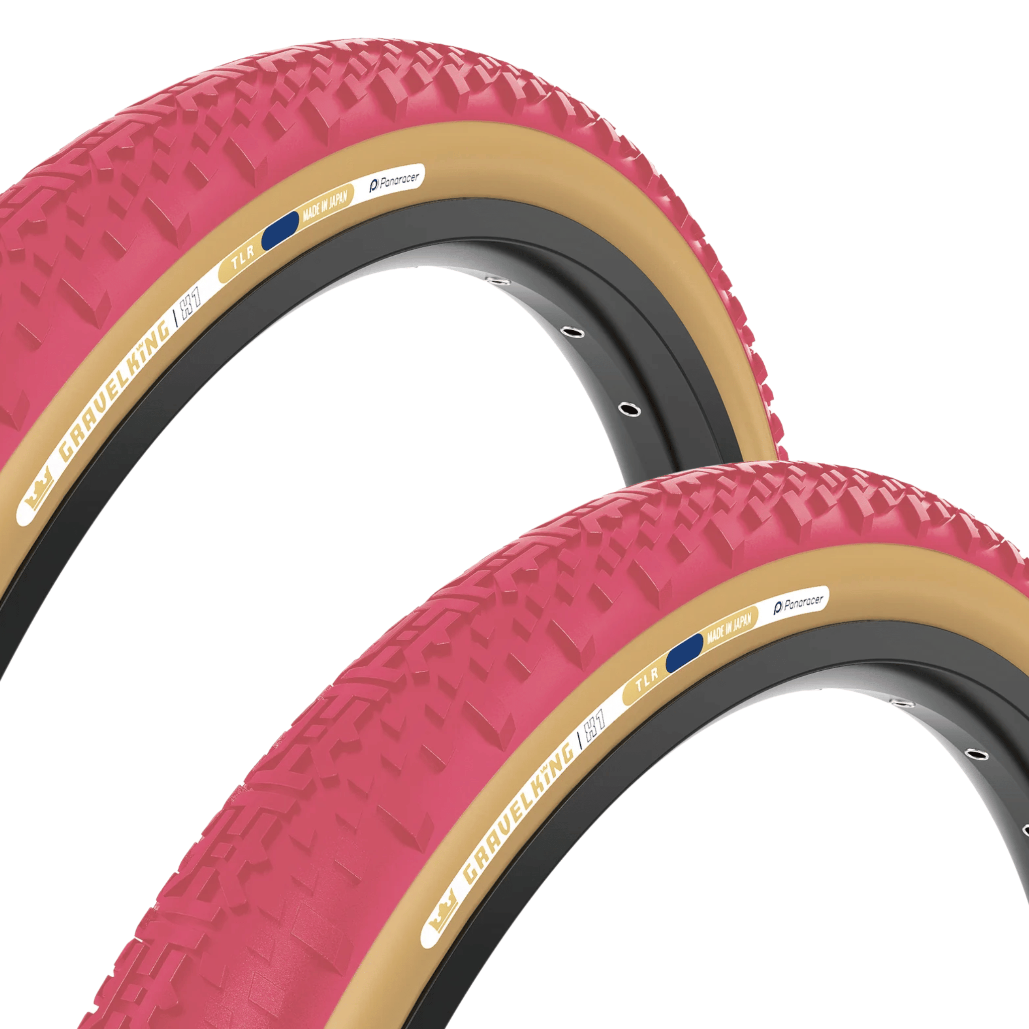 Panaracer GravelKing LTD X1 TLR 700c Cranberry Tubeless Tire | The