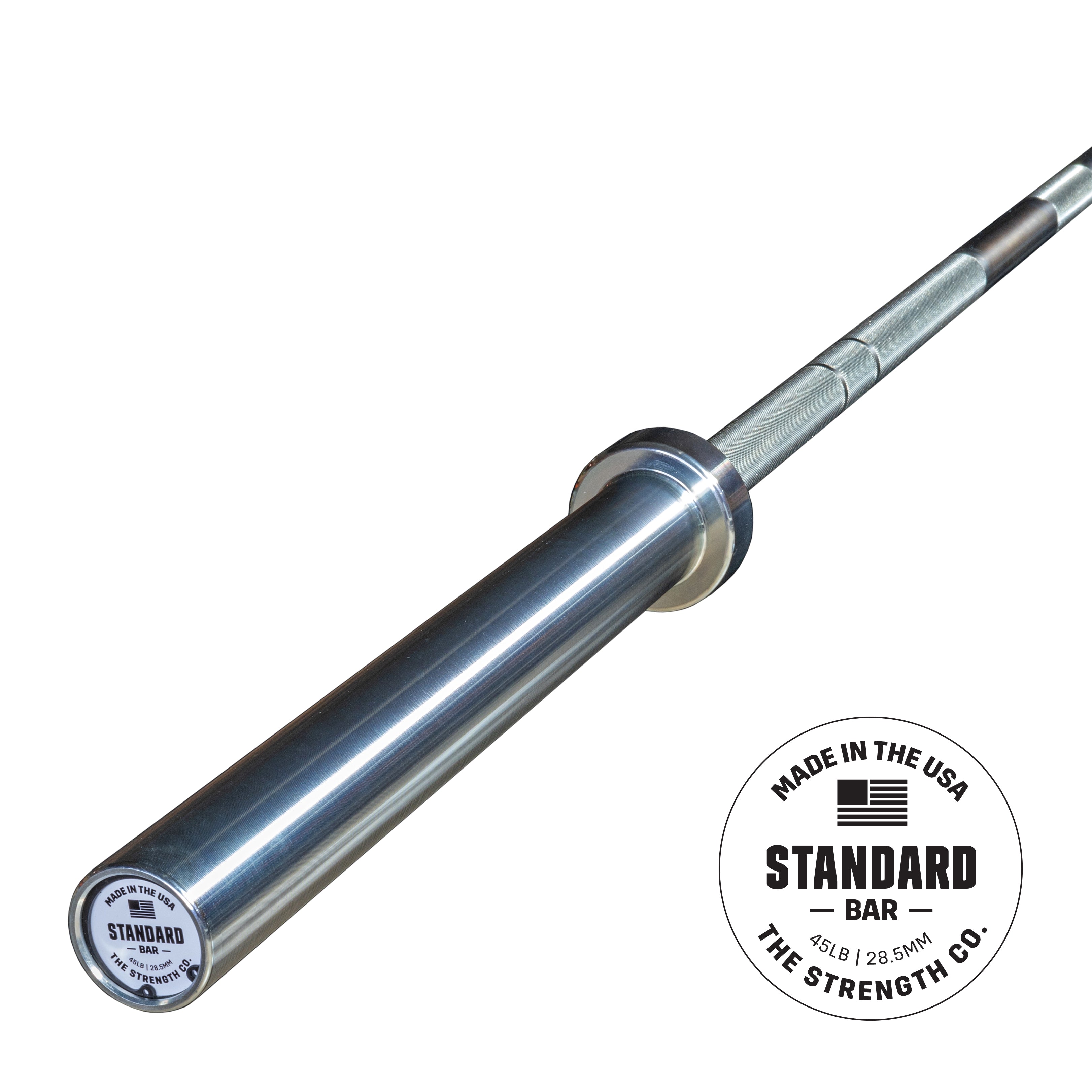 Standard Olympic Barbell - 20KG (45LB) – The Strength Co.