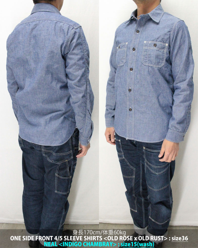 フリーホイーラーズ 30'sスタイルワークシャツ 【ニール ＜インディゴ