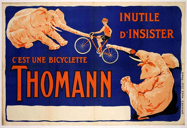 Thomann Bicycle Poster | Anonymous Artists | The Vintage Poster