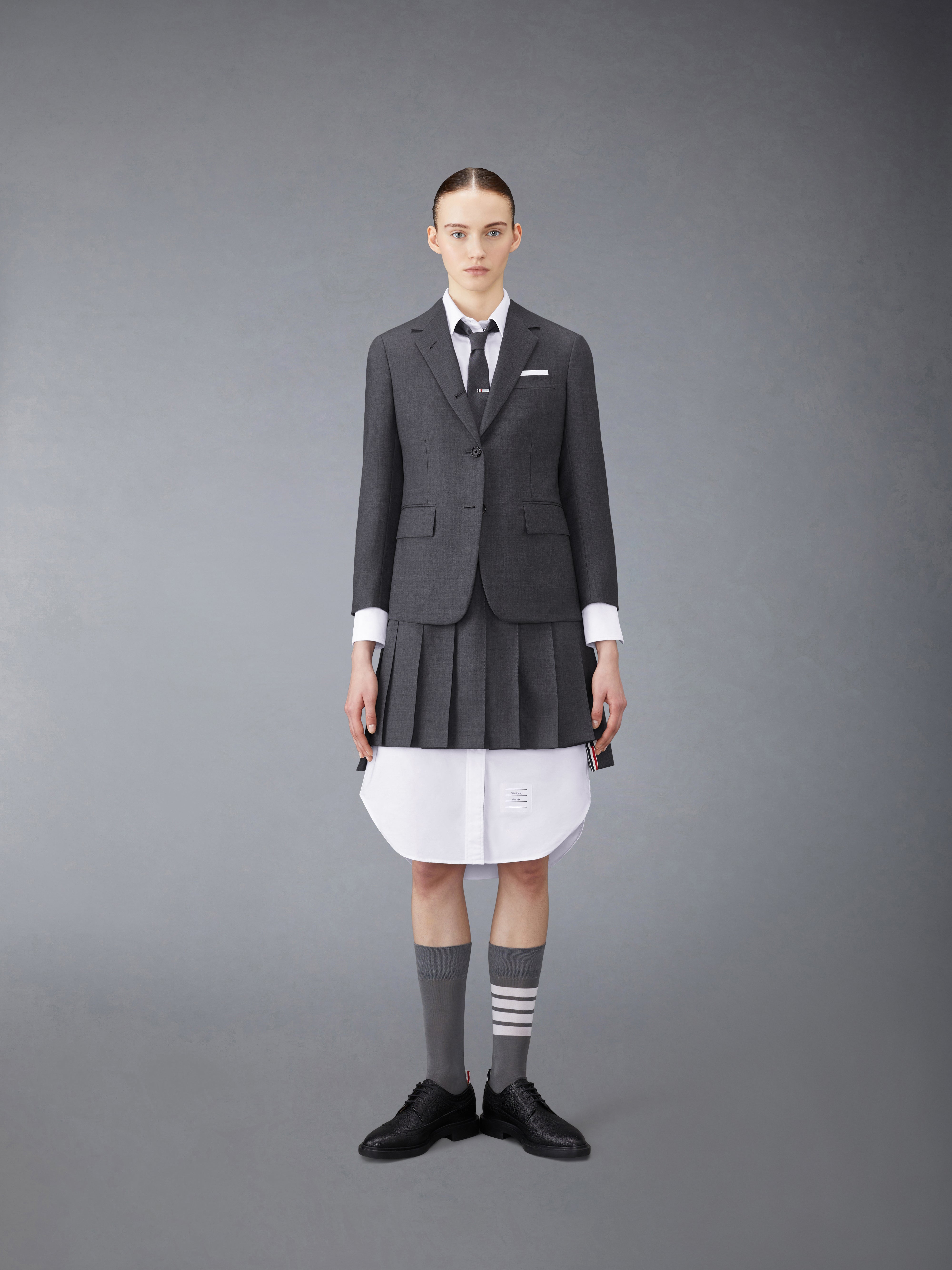 ツイルプリーツミニスカート | Thom Browne