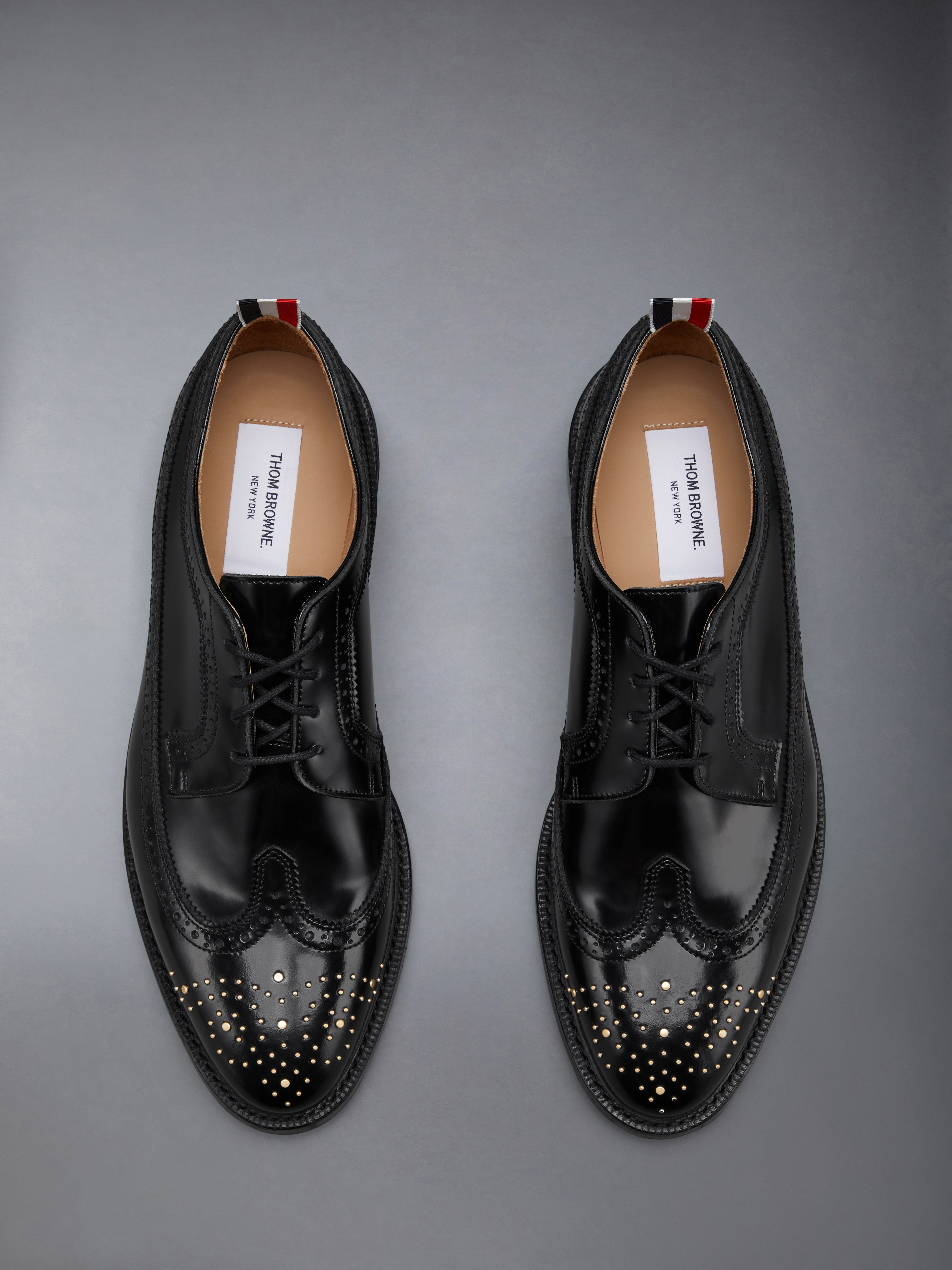 Spazzolato Leather Longwing Brogue | Thom Browne