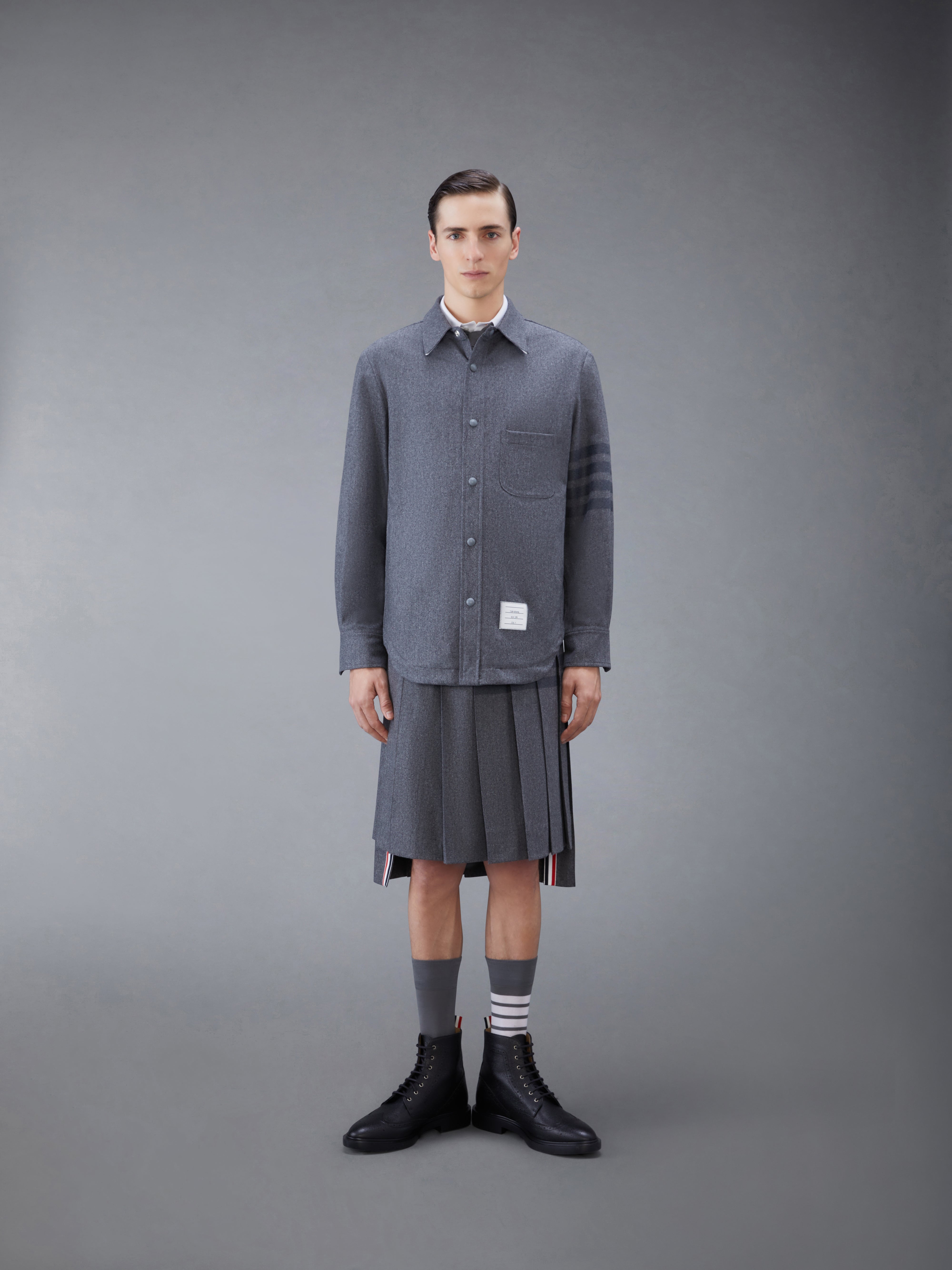 フランネル 4BAR シャツジャケット | Thom Browne