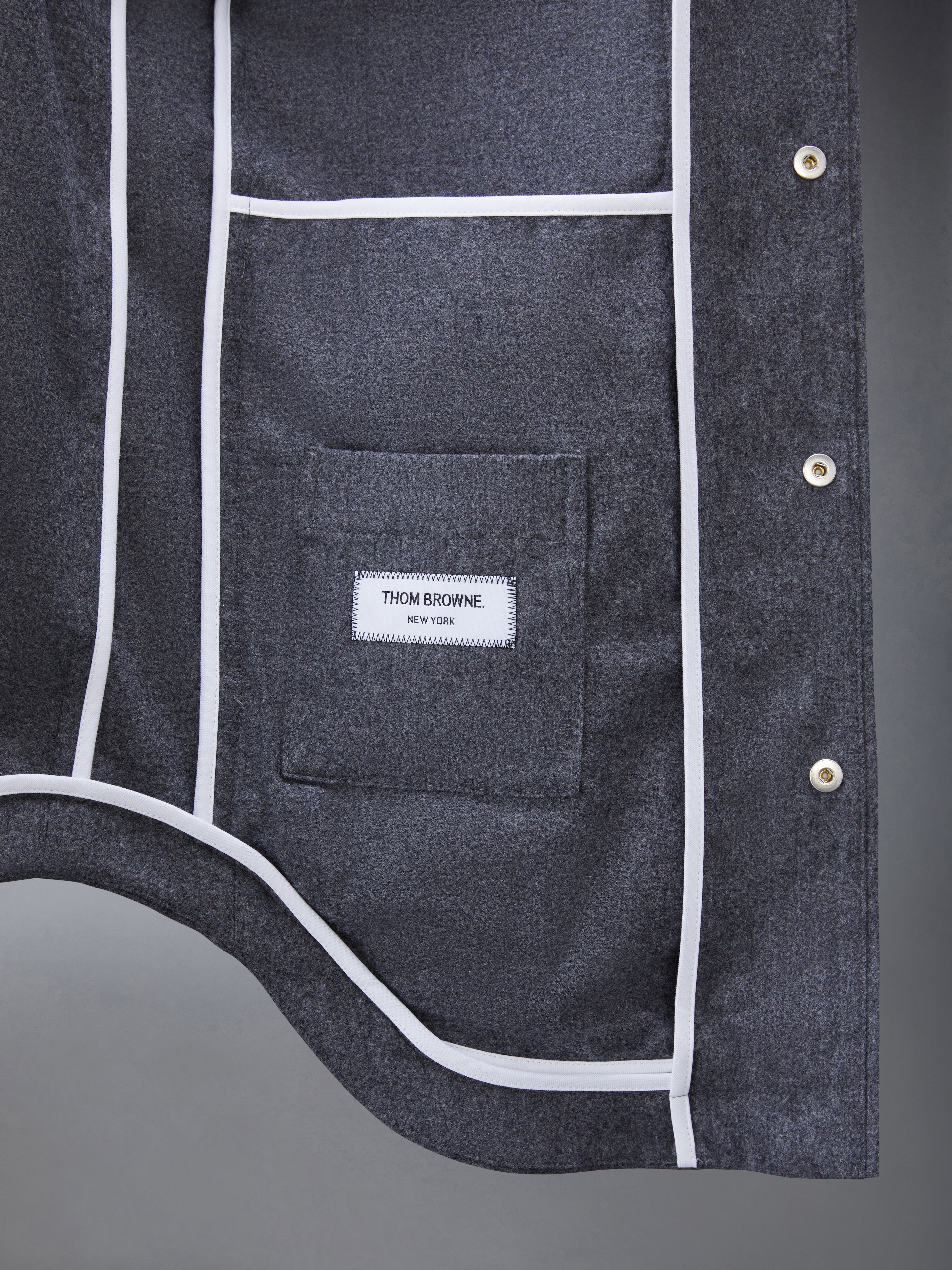 フランネル 4BAR シャツジャケット | Thom Browne