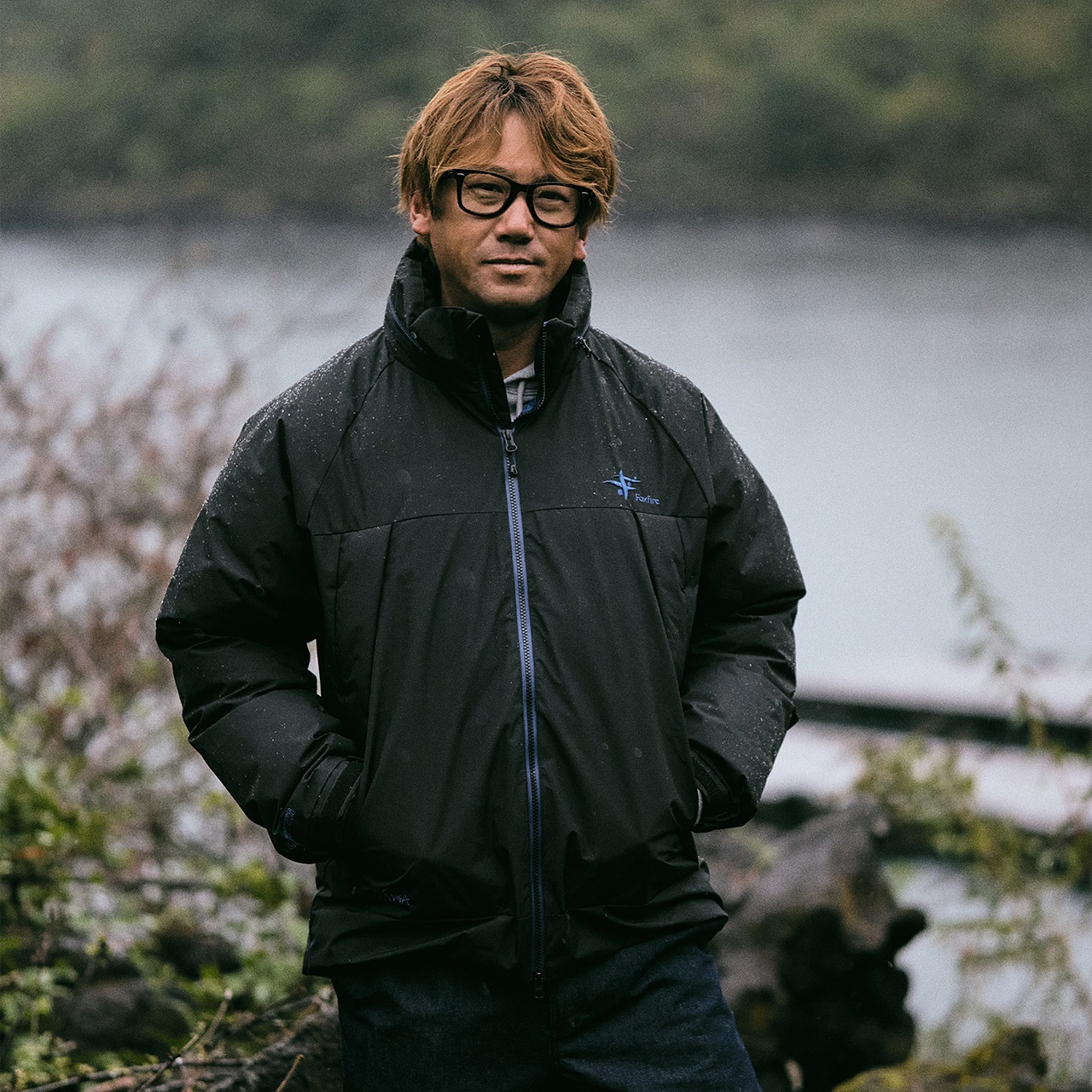 Foxfire×NANGA GORE-TEX WS フィッシングダウンスタンドカラー