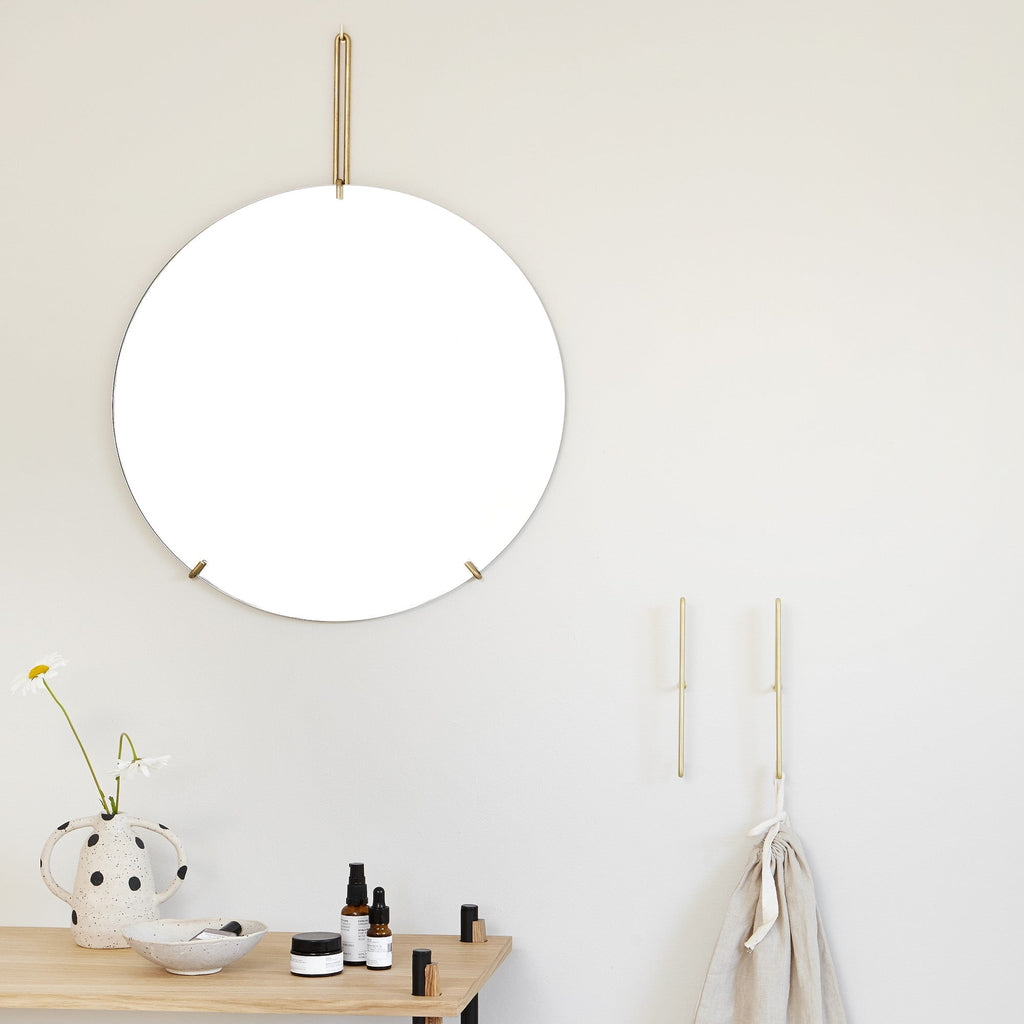 壁掛けミラー | MOEBE ウォールミラー | 直径50cm – tiflo