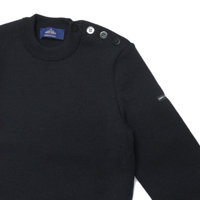 SAINT JAMES（セントジェームス）CANCALE（肩ボタンプレーンセーター