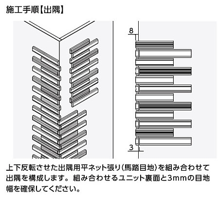 リクシル(INAX) 外壁タイル HALALLシリーズ セラヴィオK(溝面ボーダー