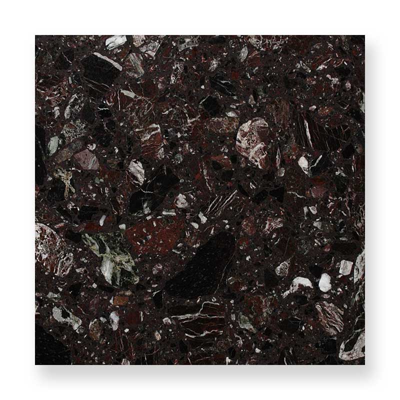 人造大理石 ロッソレバンド 400角 本磨き仕上げ (メーカー:KUF)_限定品