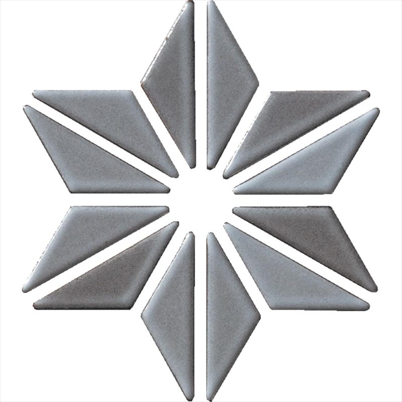 モザイクタイル 麻の葉 45×14三角形 [紙貼り] 色:FRO-032 53839NMK