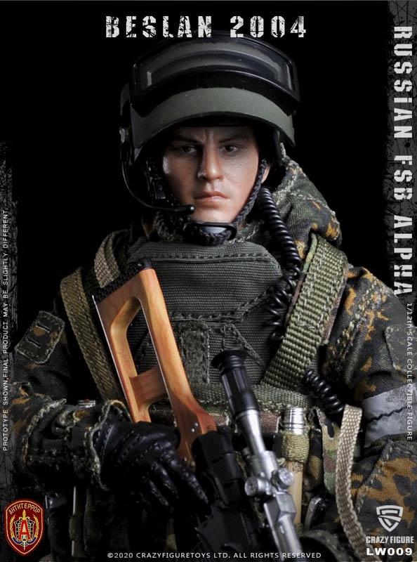 Russian Alpha Special Forces Russian Sniper - Crazy Figure 1/12 Scale
