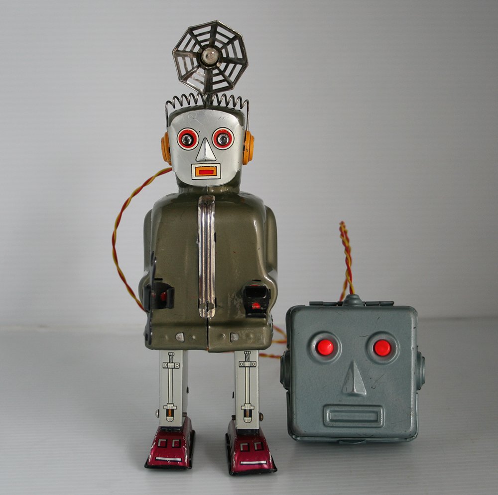 Nomura Japan 50's Radar Robot R/C Battery Operated 9.25 inches