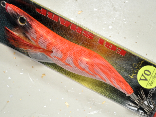 キーストン エギシャープ 3.5号V0 15g：レッドベース/オレンジ【BY-R