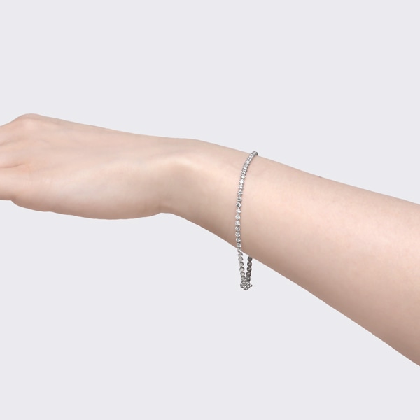 プラチナダイヤモンドブレスレット(RBL409)|TSUTSUMI（ジュエリー