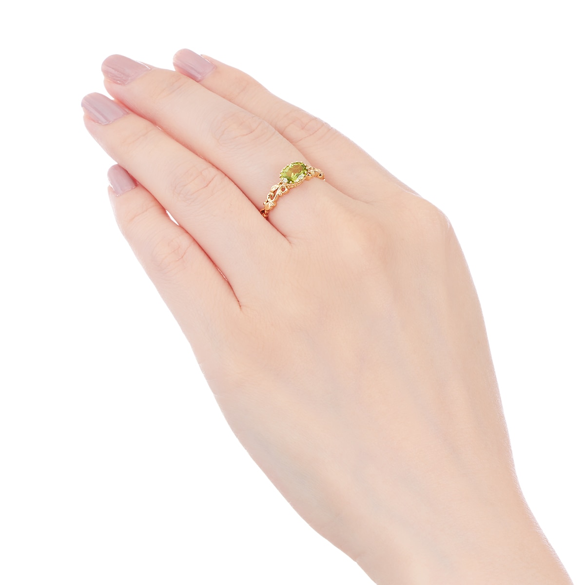 K10イエローゴールドペリドットリング: リング|TSUTSUMI（ジュエリー