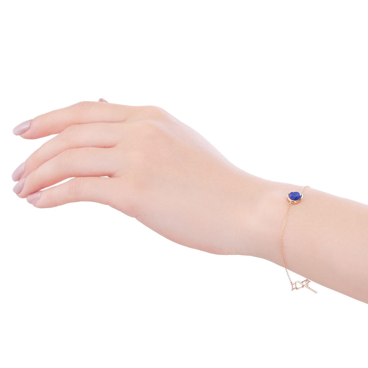 K10イエローゴールドラピスラズリブレスレット(RBL592)|TSUTSUMI