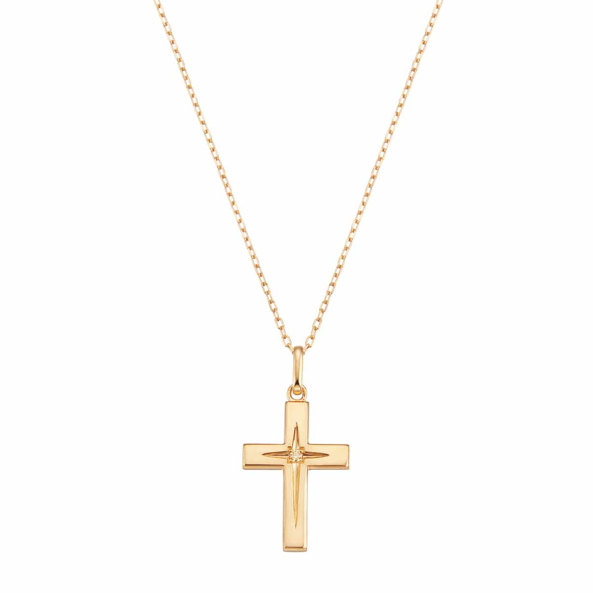 K18イエローゴールドダイヤモンドネックレス(RPN454-002)|TSUTSUMI