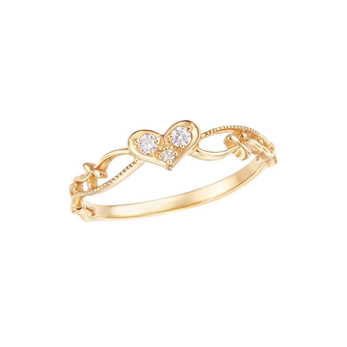 K10ピンクゴールドモルガナイトリング(RFR126)|TSUTSUMI（ジュエリー