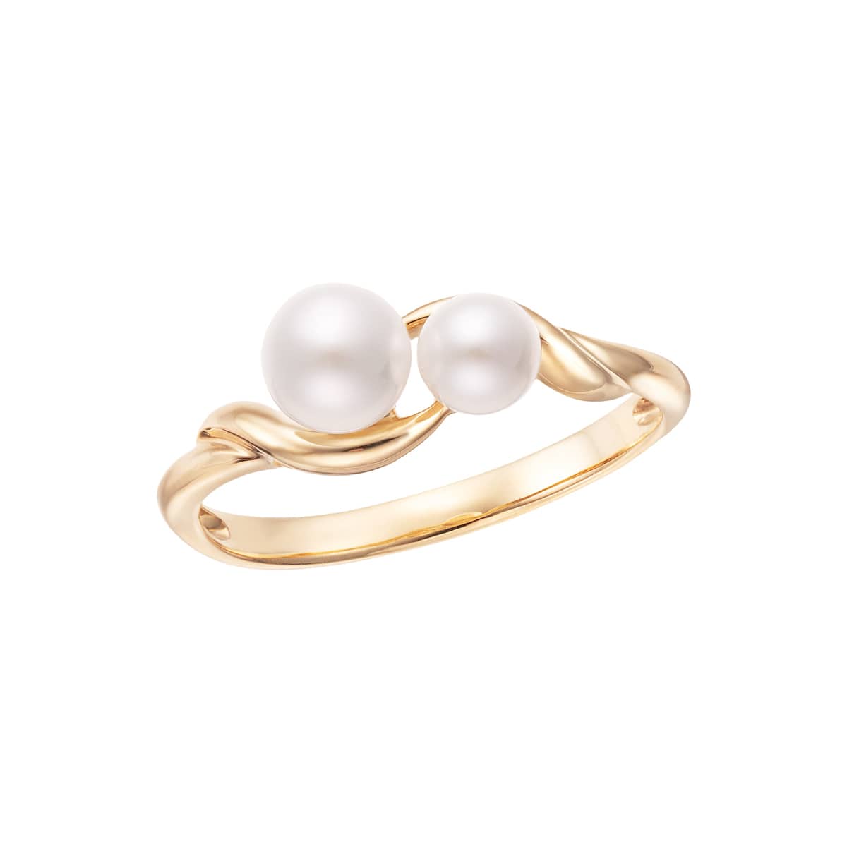 K10ホワイトゴールド淡水パールリング（6mm）(RFR882-001)|TSUTSUMI