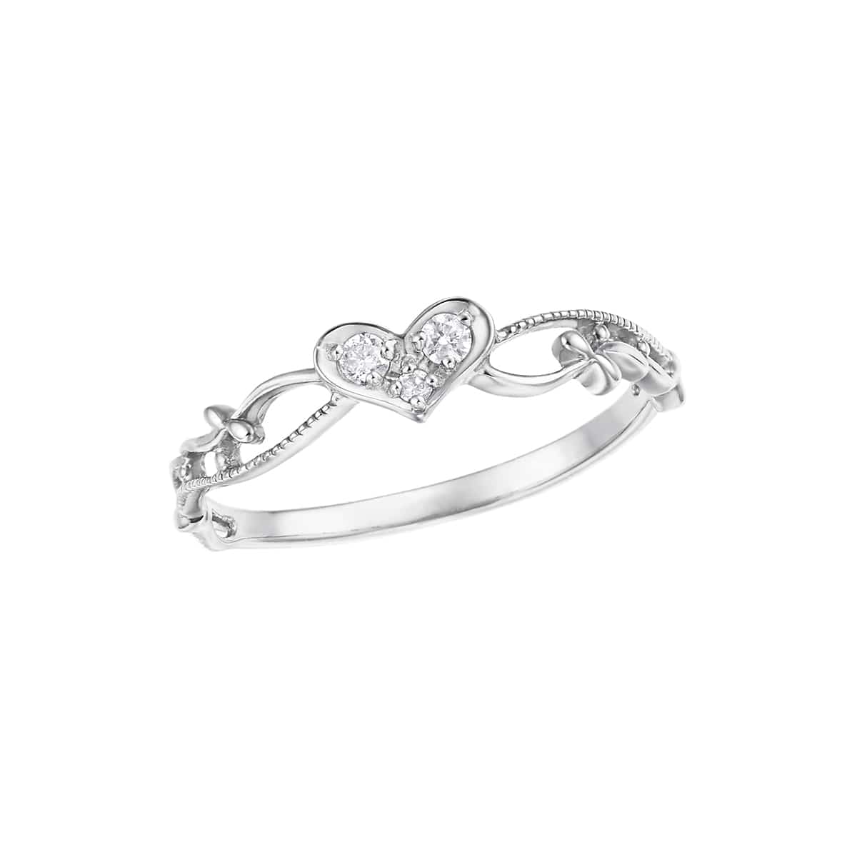 K10ホワイトゴールドダイヤモンドリング(RFR831)|TSUTSUMI（ジュエリー