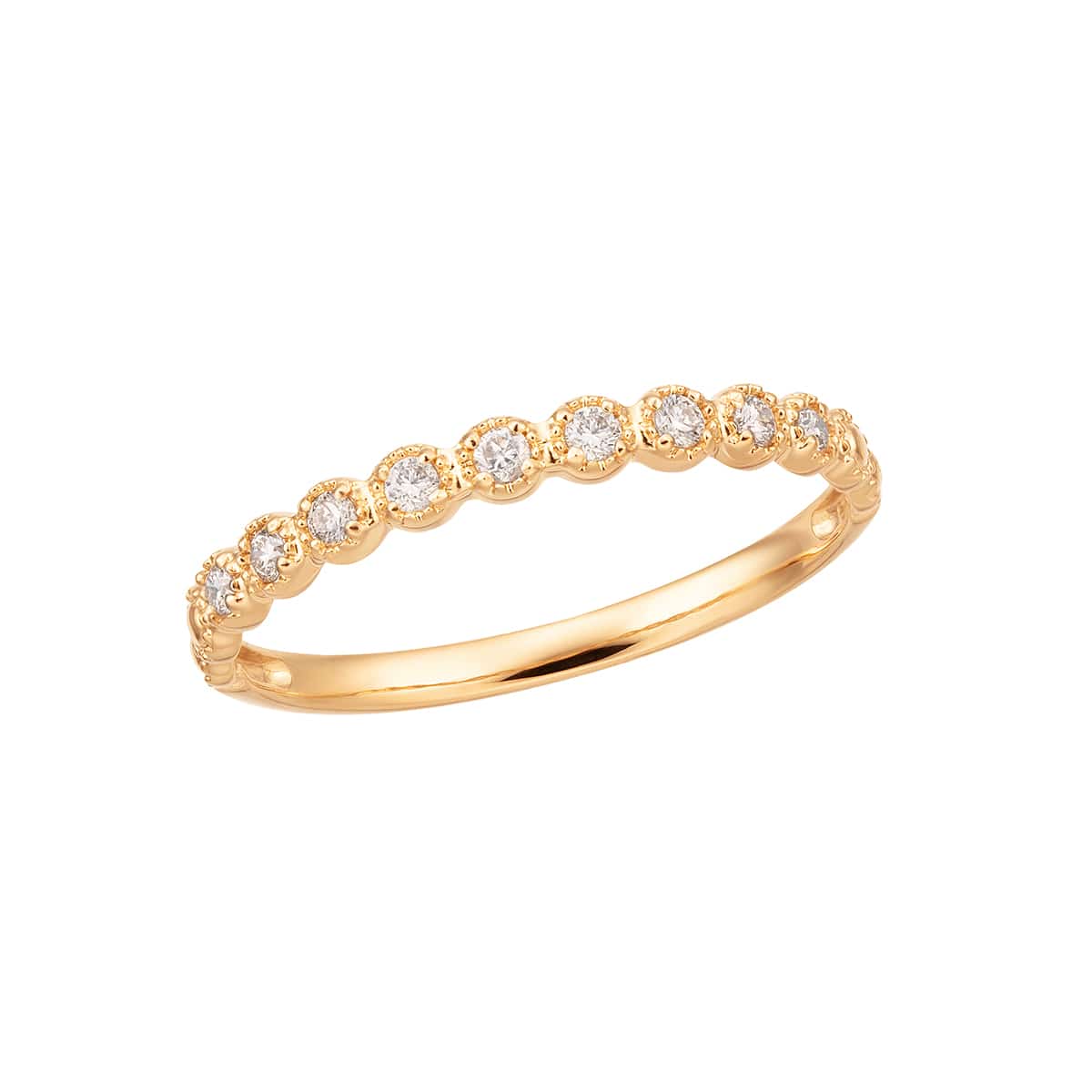 K18イエローゴールドダイヤモンドリング(RFR914-002)|TSUTSUMI