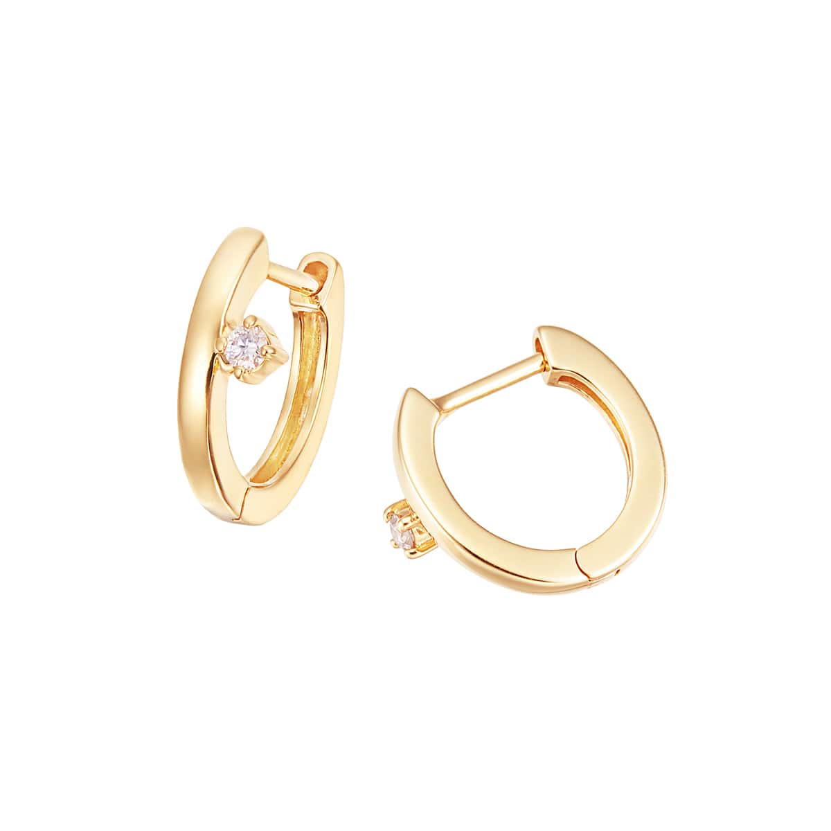 K10イエローゴールドダイヤモンドピアス(RPE357-003)|TSUTSUMI