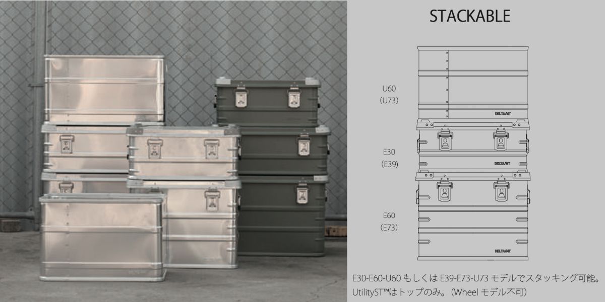 DELTA/MT Extreme X™ 30 アルミコンテナ 30L トライアングルマーケット