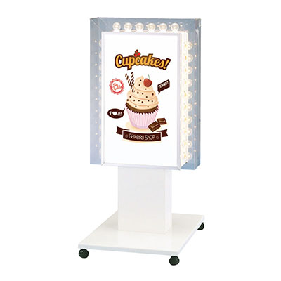 電飾スタンド看板】三和サインワークス 203点滅スタンドLED LLT46-41