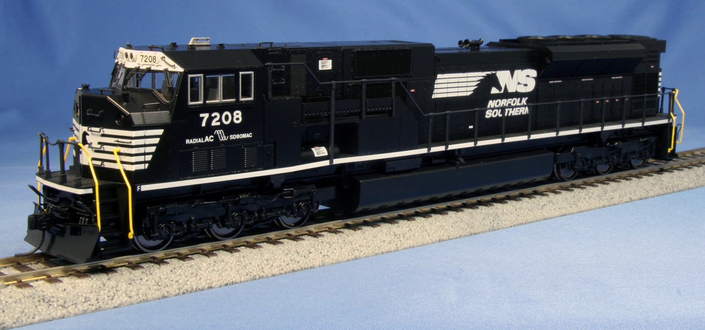Kato 37-6349 HO Norfolk Southern SD80MAC Locomotive #7208 – Trainz