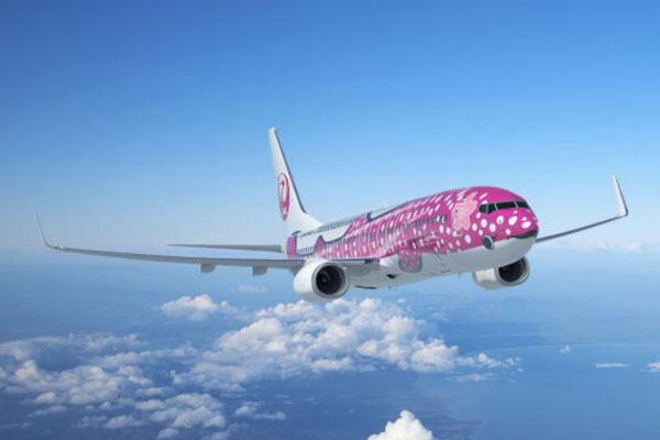 JTA、新「ジンベエジェット」「さくらジンベエ」を就航 11月から