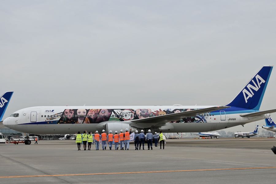 ANA鬼滅の刃 じぇっと弍Boeing 767-300ER 1:200 1/200 B767-300ER ANA