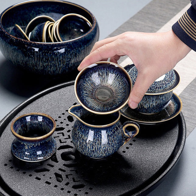 Chinese Starry Sky Jian Zhan Tea Set – Umi Tea Sets