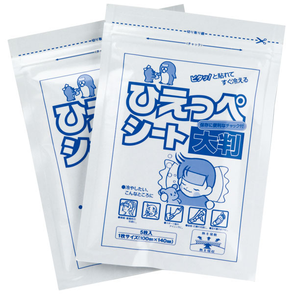 UCHIDASウチダスひえっぺシート大判 （5枚×2） H0057