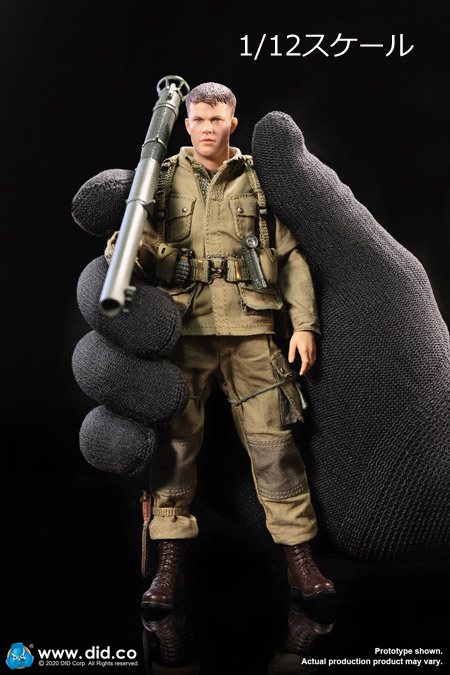 DID】XA80001 1/12 PALM HERO WW2 US 101st airborne Division - Ryan