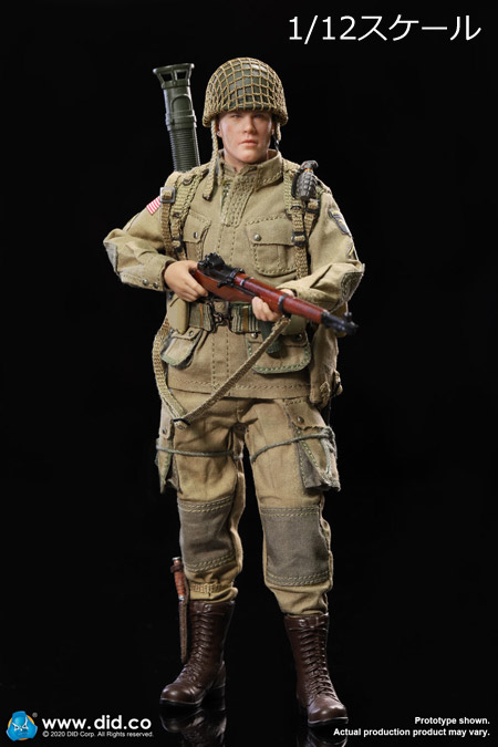 DID】XA80001 1/12 PALM HERO WW2 US 101st airborne Division - Ryan