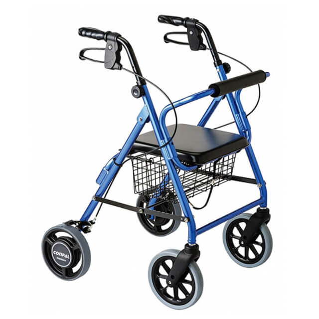 竹虎 117504 レッツゴーミニ 室内用歩行器 (ウォールナット/トレイ