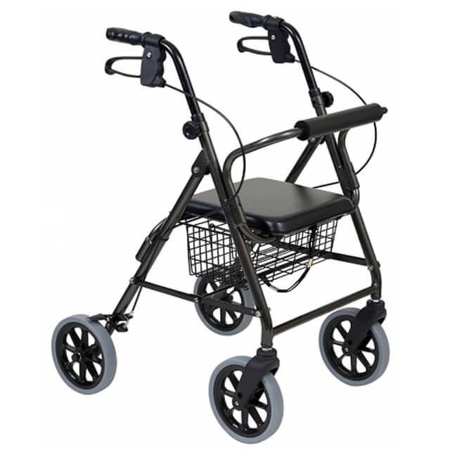 竹虎 117504 レッツゴーミニ 室内用歩行器 (ウォールナット/トレイ