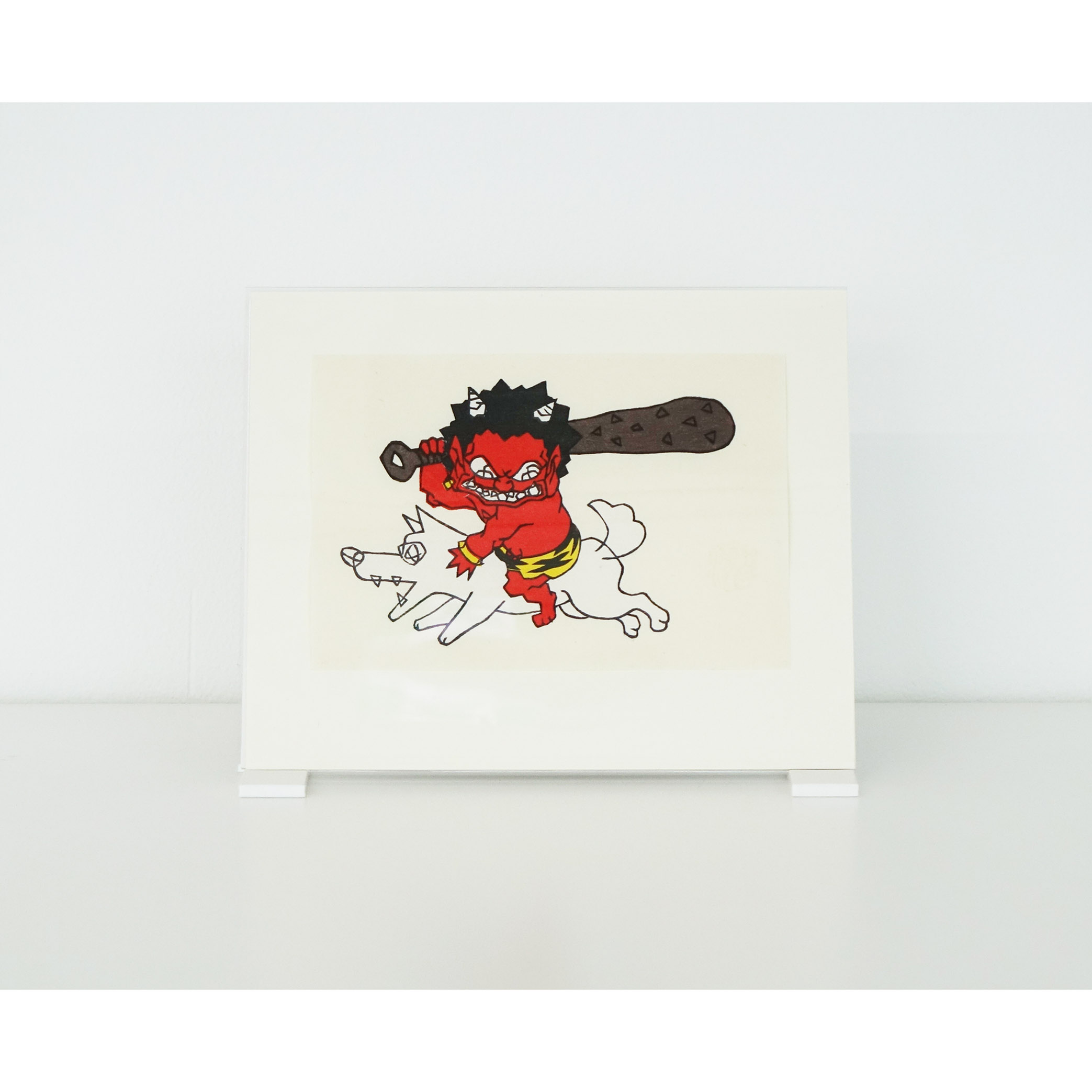 瀧下和之 「桃太郎図 ワンワンラン。」