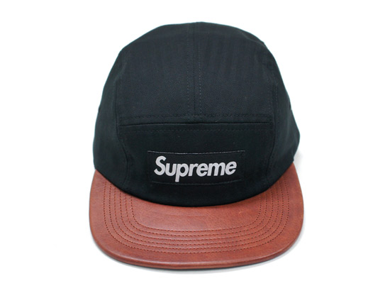 Supreme - Herringbone Leather Camp Cap - UG.SHAFT