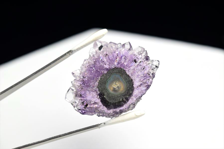 お買い得品】フラワーアメジスト（スタラクタイト）スライス｜ウルグアイ産