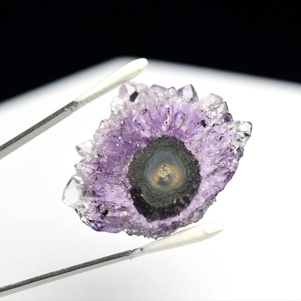 お買い得品】フラワーアメジスト（スタラクタイト）スライス｜ウルグアイ産