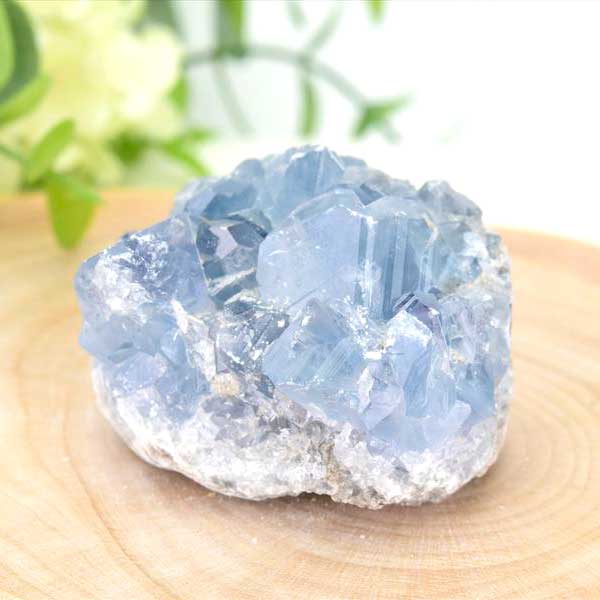 マダガスカル産 セレスタイト クラスター 原石｜天青石